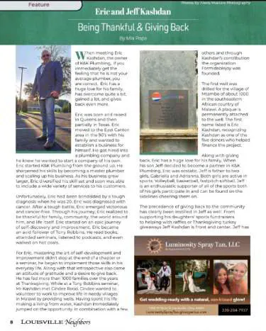 Eric Kashdan, owner of K&K Plumbing
