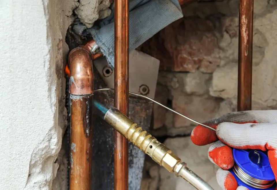 Frost-free outdoor faucet installed on a Canal Fulton house